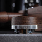 58mm Espresso Must Haves Tools Portafilter Funnel, Self Leveling Tamper, Coffee Distributor, Espresso Needle Whisk and Puck Screen