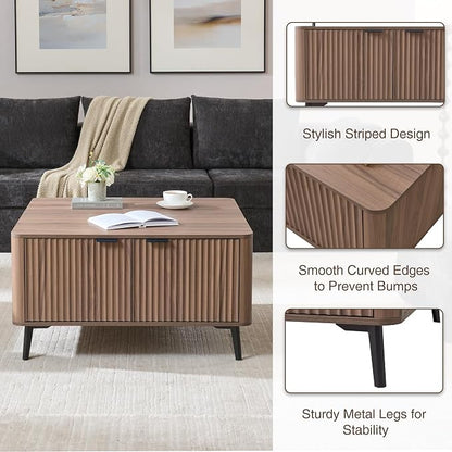 Fatmok Large Lift Top Coffee Table - Image 7