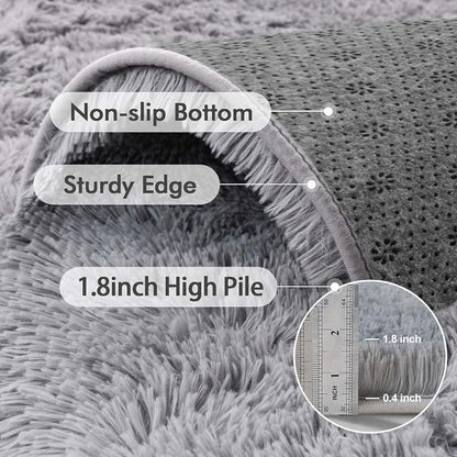 6x9 Ft Large Shag Rugs for Living Room Decor, Ultra Soft Fluffy Furry Area Rugs - Image 5