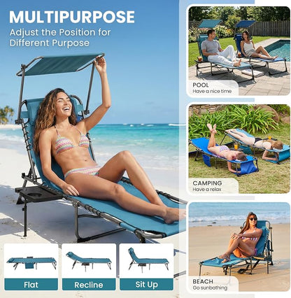 FUNDANGO Heavy Duty Tanning Chair - Image 9