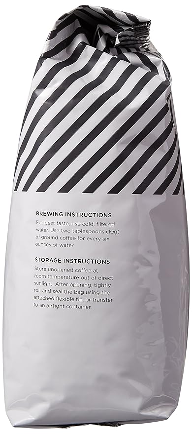 Amazon Fresh, Just Bright Whole Bean Coffee Light Roast, 32 Oz