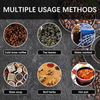 150 Pcs Cold Brew Bags 4x6 inch, No Mess Disposable Cold Brew Coffee Filter Pouches with Drawstring Large Empty Tea Bag for Loose Leaf Tea, Iced Coffee, Herbs, Spice, Home brewing, Hot pot