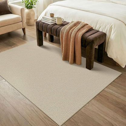 KOZYFLY Washable Area Rug 4x6 ft Non Slip Rubber Backed Living Room Rugs - Image 9