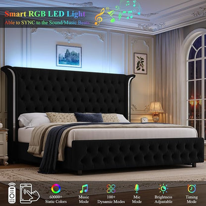 Keyluv King Smart LED Bed Frame - Image 4