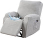 Gennia Recliner Chair Covers 3 Pieces, Waterproof Jacquard Reclining Chair Cover by Genina