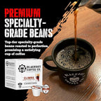 Blackout Coffee Climax Amaretto, Irish Cream & Kahlua Flavored Pods - Freshly Roasted in the USA - K-Cup Compatible Single-Serve Pods (18 Count)