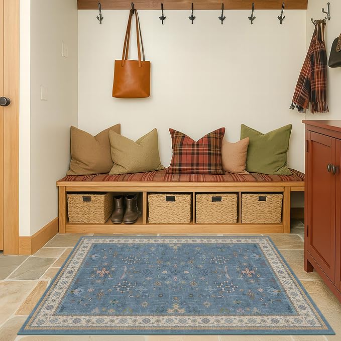 Washable 3x6 Throw Rug for Large Kitchen - Image 9
