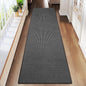 Hallway Runner Rug Extra Long Kitchen Runner Washable Black 2x8 ft | Boho Woven by YDKGL