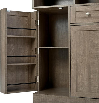 VilroCaz Farmhouse Style Large Kitchen Pantry - Image 9