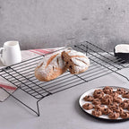 Cooling Rack, 3-Tier Stainless Steel Stackable Baking Cooking Cooling Racks for Cooling Roasting Grilling, Collapsible & Heavy Duty, Oven & Dishwasher Safe