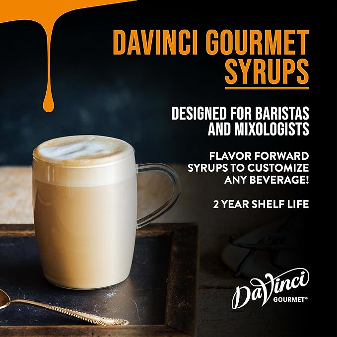 DaVinci Gourmet Classic Macadamia Nut Syrup, 25.4 Fluid Ounces (Pack of 1)