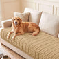 Couch Cover for Dogs, Washable Non Slip Plush Flannel Sofa Protector | Thick by hyha