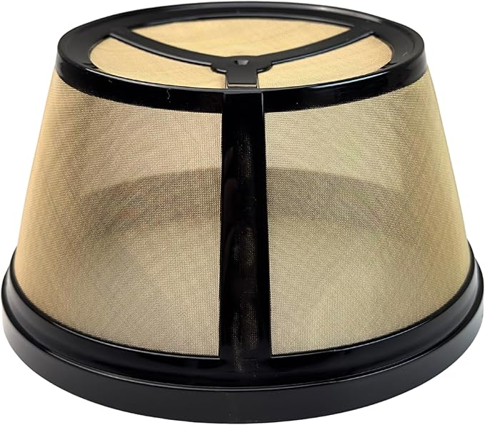 Reusable Coffee Filter, Eco - Friendly, Compatible with Mr. Coffee, Black+Decker, Cuisinart, Hamilton Beach and Other Standard 8-12 Cup Drip Coffee Makers, Replaces Paper, BPA Free (3 Pack)