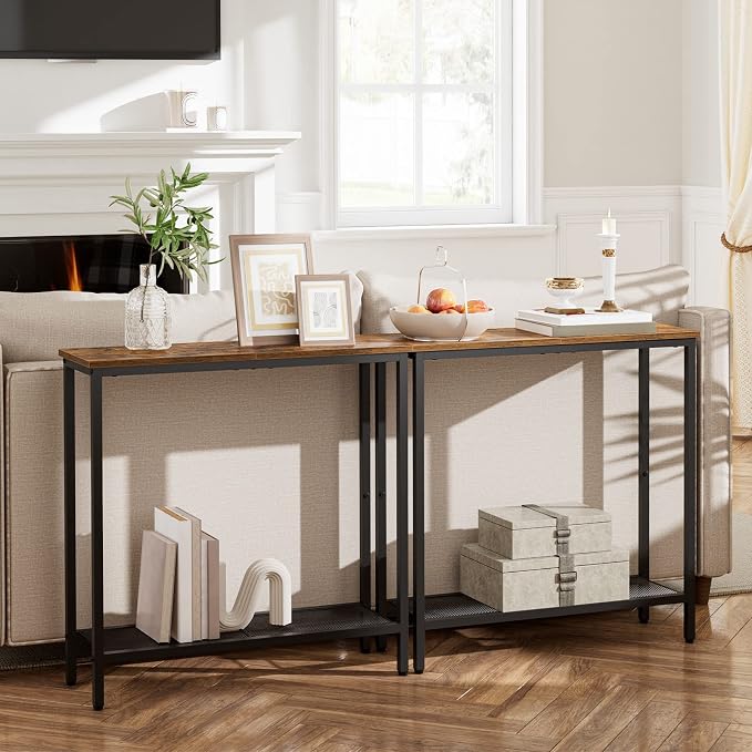 HOOBRO 29.5" Narrow Console Table, Small Entryway Table - Image 5