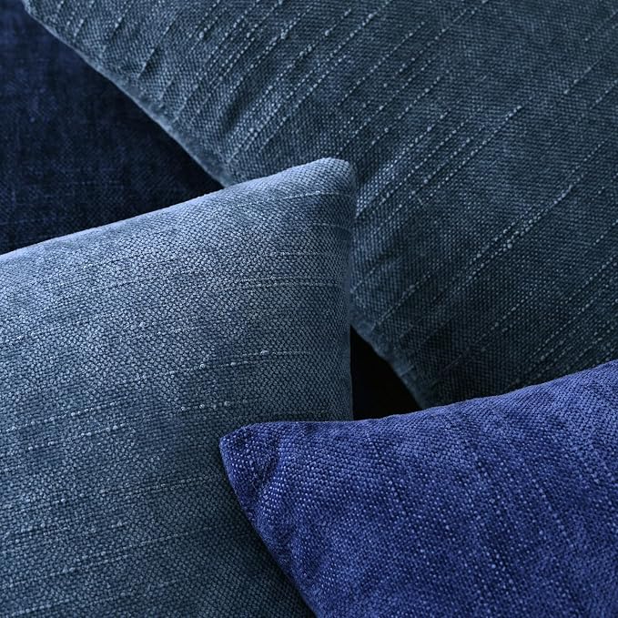 Set of 4 Soft Textured Decorative Throw Pillow Covers 12X20 Inch Cozy Farmhouse - Image 6