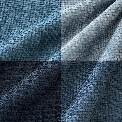 MIULEE Soft Decorative Chenille Pillow Covers Blue Series 16x16 Pack of 4 | - Image 2
