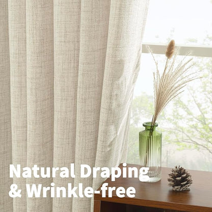YoungsTex Linen Curtains 63 Inch Length - Image 5