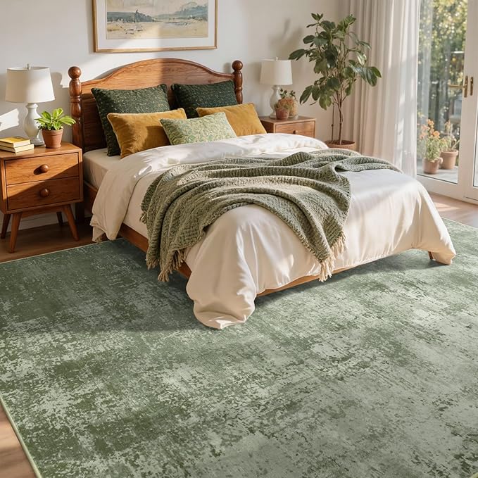 5x7 Ft Area Rugs for Living Room, Soft Non-Slip Washable Rugs Modern Abstract - Image 4