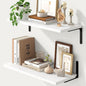 Fun Memories Deep Floating Shelves, 24W x 8D Floating Shelves Set of 2 by FunMemories