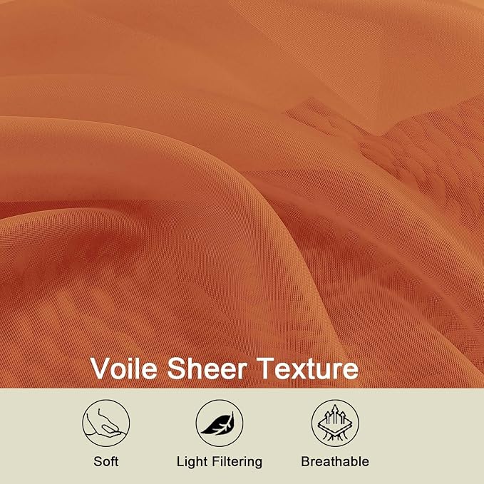 Kitchen Curtains 24 Inch Length Tier 2 Pieces, Cafe Bathroom Basement Rod - Image 3