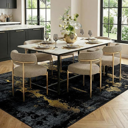 RELEANY Washable 9'x12' Abstract Area Rug - Image 3
