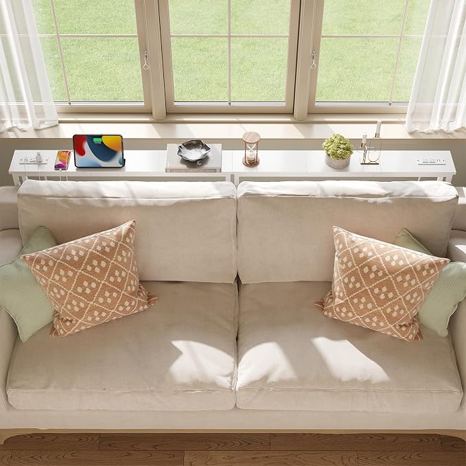 ELYKEN 5.9" Narrow Console Sofa Table - Image 2