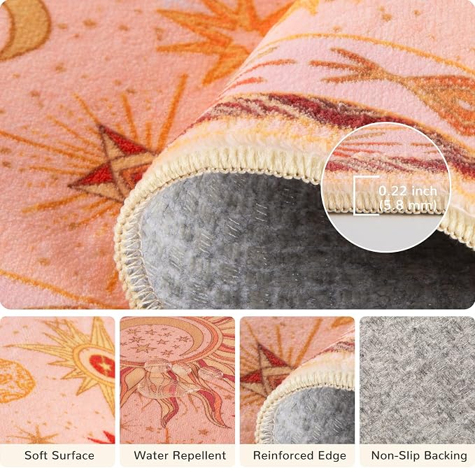 Vacuum-Friendly, 2x10 Washable Area Rug - Image 3