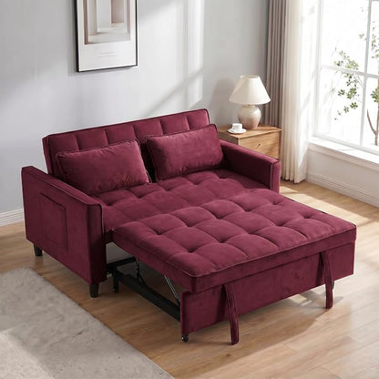 3 in 1 Convertible Sofa Bed, Loveseat Sleeper Sofa - Image 6
