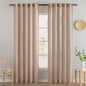 MIULEE Natural Beige Linen Curtains 52x84 Inch by MIULEE
