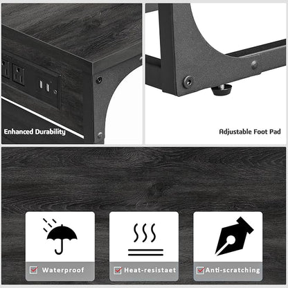 TUTOTAK C Shaped End Table - Image 5