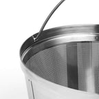 Reusable Coffee Filters 8-12 Cup Permanent Coffee Filters Basket Washable Compatible with Mr. Coffee Black & Decker Coffee Maker Filter Parts