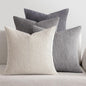MIULEE Soft Corduroy Decorative Throw Pillow Covers Neutral Grey 20x20 | Set of by MIULEE