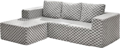 Hobestluk Modular Sectional Sofa Memory Foam Couch Oversized Sectional Sofa - Image 9