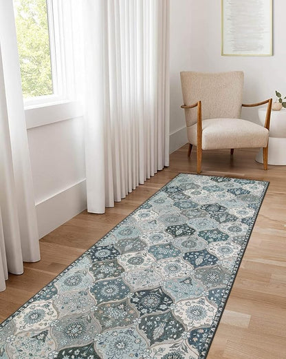 Lahome Moroccan Washable Runner Rug by Lahome