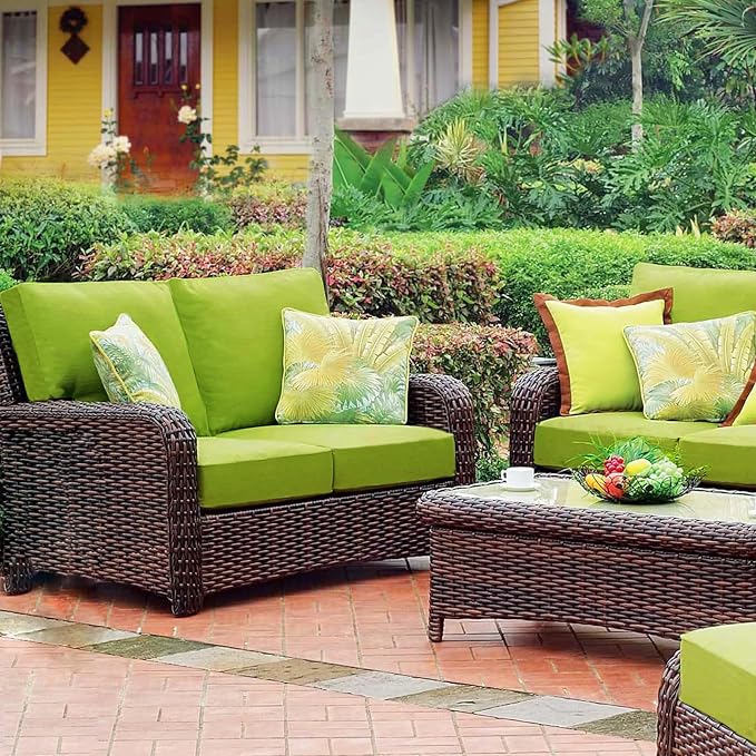 Sqodok Outdoor Cushion Covers 24x24 inch, Wicker Chair - Image 7