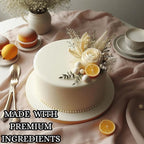 Confect Ivory Fondant for Cakes – 8.8 oz Chef’s Choice for Cake Decorating, Sculpting & Baking | Vegan, Gluten-Free, Nut-Free, Palm Oil-Free – 8.8 Oz