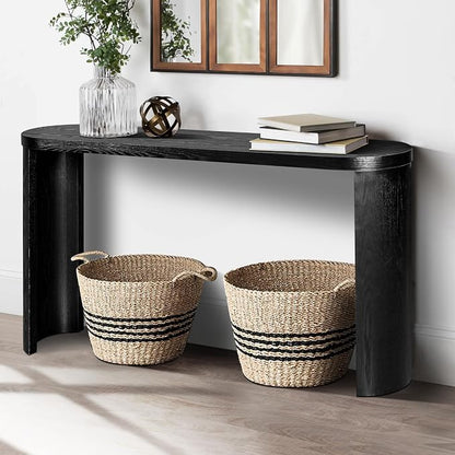 60'' Console Table Sofa Table Thick Top Entryway Table, Hallway Table - Image 5