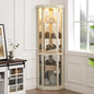 Anwick Corner Display Curio Cabinets by Anwick