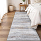 3x7 Washable Runner Rug for Family: Easy-to-Clean Runners for Hallway Entryway by WIEVEDENS