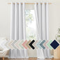 NICETOWN 100% Absolutely Blackout Linen Curtains by NICETOWN