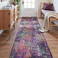 RELEANY Washable Runner 2'x8' Abstract Area Rug by RELEANY