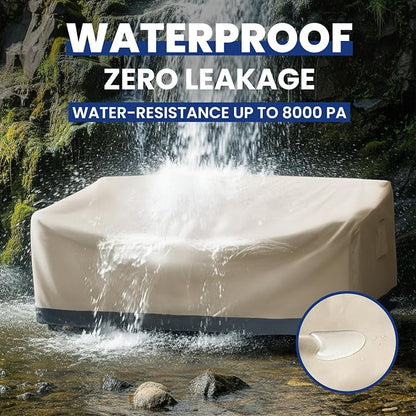 Extra Heavy Duty 2 Seater Outdoor Sofa Cover Waterproof - Image 2