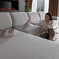 OHSIO Sectional Couch Covers, Wear Resistant Stretch Sofa Covers Washable Soft by OHSIO
