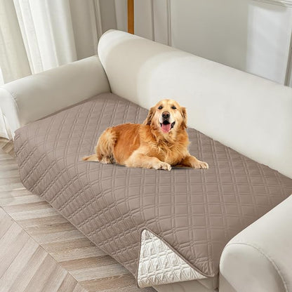 Genina Waterproof Couch Cover, Washable Anti-Slip 51 inch Loveseat Sofa Covers by Genina