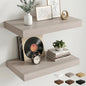 Dreamland Floating Shelves 24inch, 2 Pack Rustic Wooden Wall Shelves, Wall by Dreamland