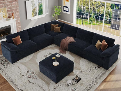 EASE MOOSE Oversized Sectional Modular Sofa, Modern Comfort L Shape Sectional - Image 5