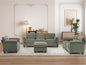 HAOMARKETS Corduroy 4-piece Sofa Set, Upholstered Ottoman, Loveseat 2-Seater by HAOMARKETS