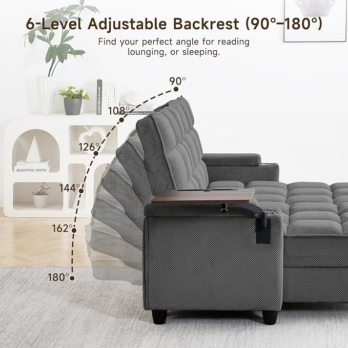 Auvsoce 71" Loveseat Recliner Chair - Image 7