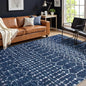 Lahome Moroccan Living Room Rug 9x12 Non-Slip Washable Ultra-Thin Soft Large by Lahome