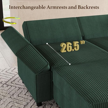 Belffin 5 Seats L Shaped Sectional Couch - Image 4